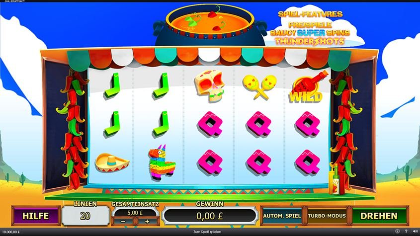 Chili Eruption Thundershots slot